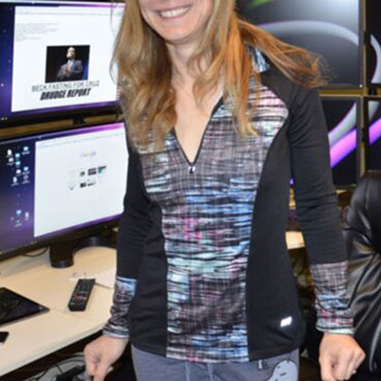 Madeleine på jobbet